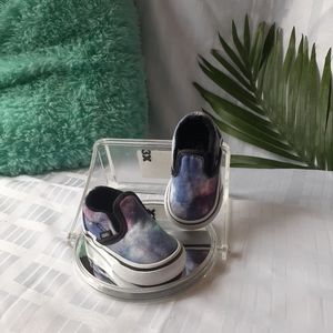 Vans Kids Slip Ons Galaxy Tie Dye Unisex Toddler Like New